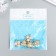 Decor for creativity Metal "3 white pearls with rhinestones" set 5 pcs 2x2 cm