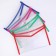 Folder-converts on the button, B5, 330 μm, calligrata, lined, with textile insert, transparent, embossing, mix