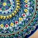Largan Rishtan ceramics "Patterns", 31 cm, blue