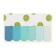 Block-filling with adhesive edge paper 20l x 6 colors, 18 x 65mm, pastel blue gradient