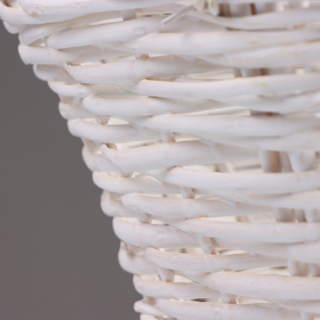 A set of baskets of 3 pcs, 48x37x15/40 cm, white, willow-4