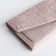 Women's wallet on the button, lilac color