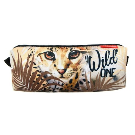 Penal soft, 1 compartment, quadro, 70 x 210 mm, Erich Krause, Wild Cat, 48484