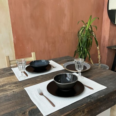 PLAISMAT "CONTA", size 35x50 cm, cream color-2