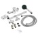 Bath mixer Zein Z95350152, cartridge ceramics 35 mm, with a shower set, chrome