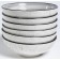 A set of deep plates of Elrington “Airgraph. Graphite breeze ", 18 cm, 750 ml, 6 pcs