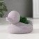 Kashpo concrete "duck" 6x8x5.5 cm gray with moss (moss green stabilized)