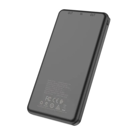 External battery Borofone BT28, 10,000 mAh, 2xUSB, 2 A, black-2