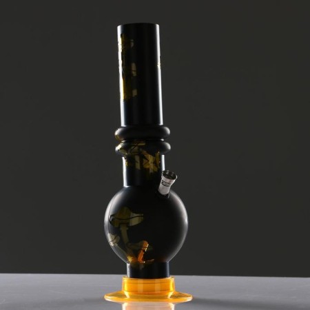 Bong smoking, h-32 cm, "mushrooms", acrylic, mix