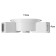 Lamp "Deco" 3xLED 3W 4000K IP66 white 16x4.3x16 cm