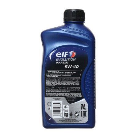 Motor oil ELF Evolution 900 SXR 5W40 A3/B4, SN/CF, synthetic, 1 liter-1