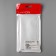 Luazon cover for the iPhone 11 Pro, with a compartment for cards, leatherette, red