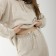 Knitted suit SL, with a hood, 50-52, beige