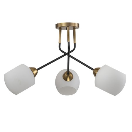 Lamp on the ESCADA rod, 2113/3P. 3x40W, E27, 640x640x320 mm, Copper Color/Black-1