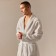 Wafel dressing gown Male SL Home: Basic "Blanc de Blanc", size XL, 100% cotton, 300 g/m2