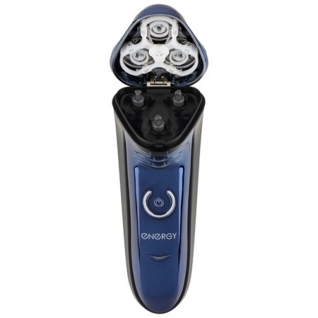 Energy Energy EN-730, 3 W, Rotorny, 3 heads, dry shave, trimmer, from battery, blue-1