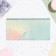 Money envelope "Happy Birthday!" Cutting, embossing, turquoise background, 8x17 cm