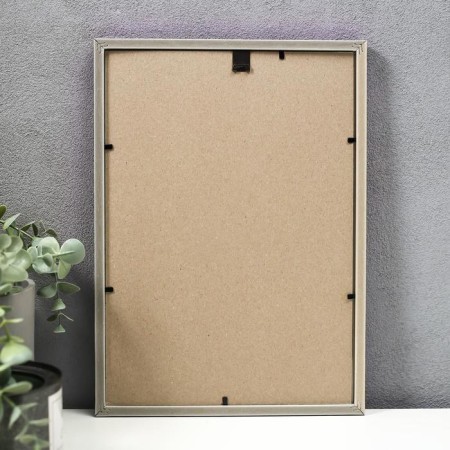 Photo frame plastic 21x30 cm, bright lobed (plastic screen)-2