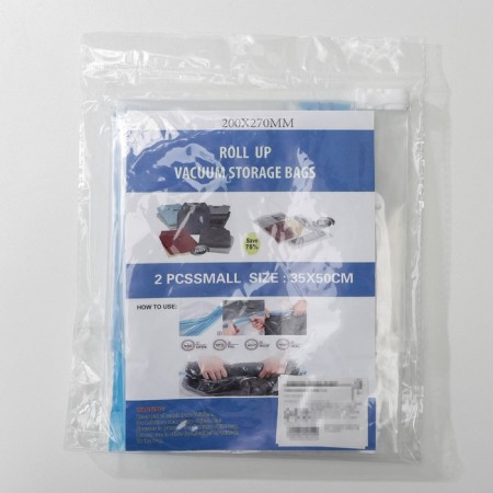 Vacuum bag twisting road, 38 × 54 cm, 2 pcs, color mix-7