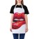 Apron kitchen with a photo print “Lips of seduction”, adjustable, size OS