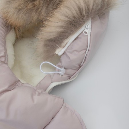 Set for Winter Kinderlitto "Lapland", 5 items, height 56-62 cm, cocoa color-2