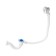 Siphon for the ORIO A-7008 bath, 1 1/2 x 40 mm, plastic. lattice d = 70 mm, with overflow