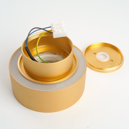 Ceiling light Feron HL367, IP44, GX53, 12 W, 110x110x75 mm, color gold-8