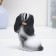 Poodle "Poodle" black and white, 12x7x15cm