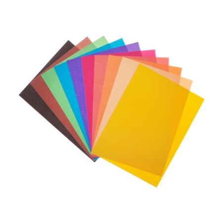 Color paper A5, 10 sheets, 10 colors "crocodile", offset 65 g/m2, magical (gold+silver), bilateral, in the folder-2