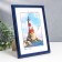 Photo frame Plastic "Rainbow" 15x21 cm, blue metallic