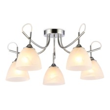 Люстра потолочная Ambrella light, Traditional, TR3042, 5хE27, цвет хром