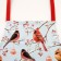 Apron "Ethel" Winter Birds 60x70cm, 100% cotton, sarzha 190 g/m2