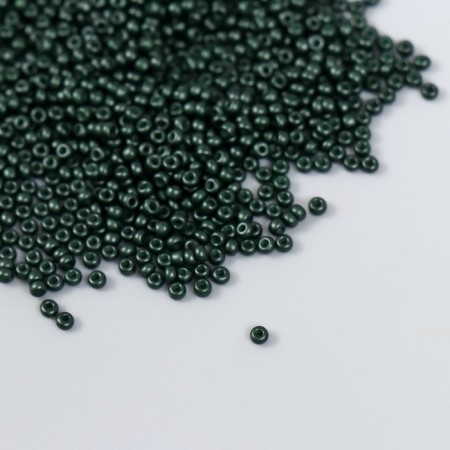 Glass bead 12/0 "Anthracite" 15 grams
