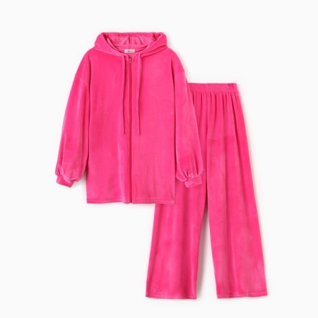 Women's costume (sweatshirt and trousers) KAFTAN PLUSHY p. 44-46, fuchsia-6
