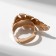 Ring "Liszt" volume, color gold, dimensionless