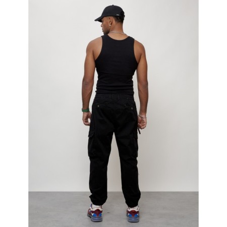 Cargo jeans, size 44-46, black color-3