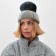 Women's hat minku, black color, rr 56-58