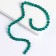 Beads made of natural stone "Cat Eye" set of 50 pcs., 1 pc. - 8 mm, green