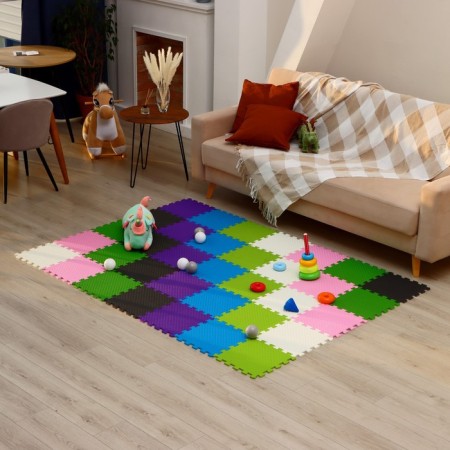Soft floor universal, 33 × 33 cm, white color-10