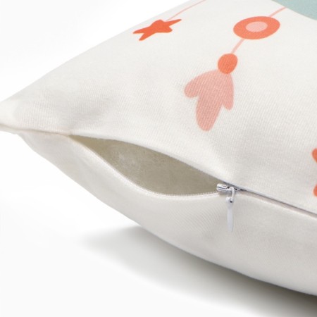 Decorative Ethel Pillow "Cloud", 30*30 cm, velor 100% p/e-2