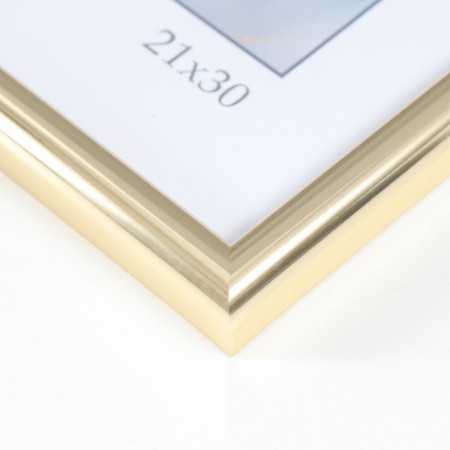 Photo frame plastic "Rainbow" 21x30 cm, gold-2