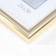 Photo frame plastic "Rainbow" 21x30 cm, gold