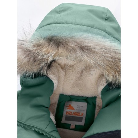 Winter park for a boy, height 128 cm, green color-3