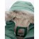 Winter park for a boy, height 128 cm, green color