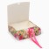 Gift box, packaging, "flowering happiness", 20 x 18 x 5 cm