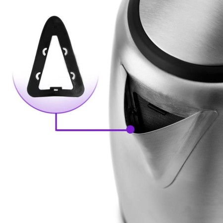 Electric KitFort KT-676 kettle, 1.7 l, 2200 watts, silver-2