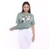 T -shirt female, olive color, size 48