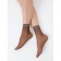 Sisi Tulle synthetic socks, single size, Cappuccino color