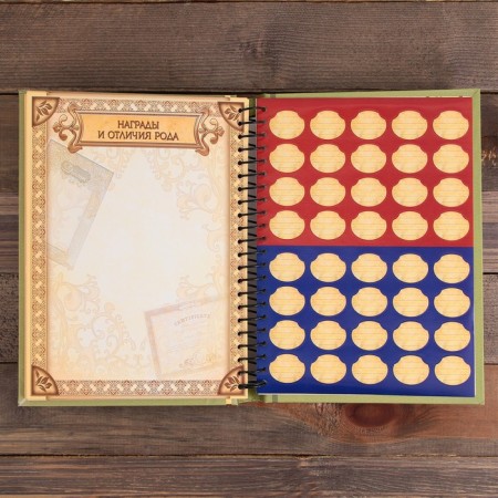 The genealogy book "Family Chronicle", 30 sheets, 24.5 x 29.2 cm-18