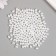 Beads for creativity plastic "Pearls White oval" set 20 grams 0.5x0.5x0.7 cm